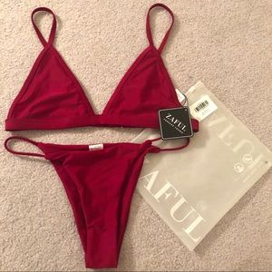 Maroon Bikini